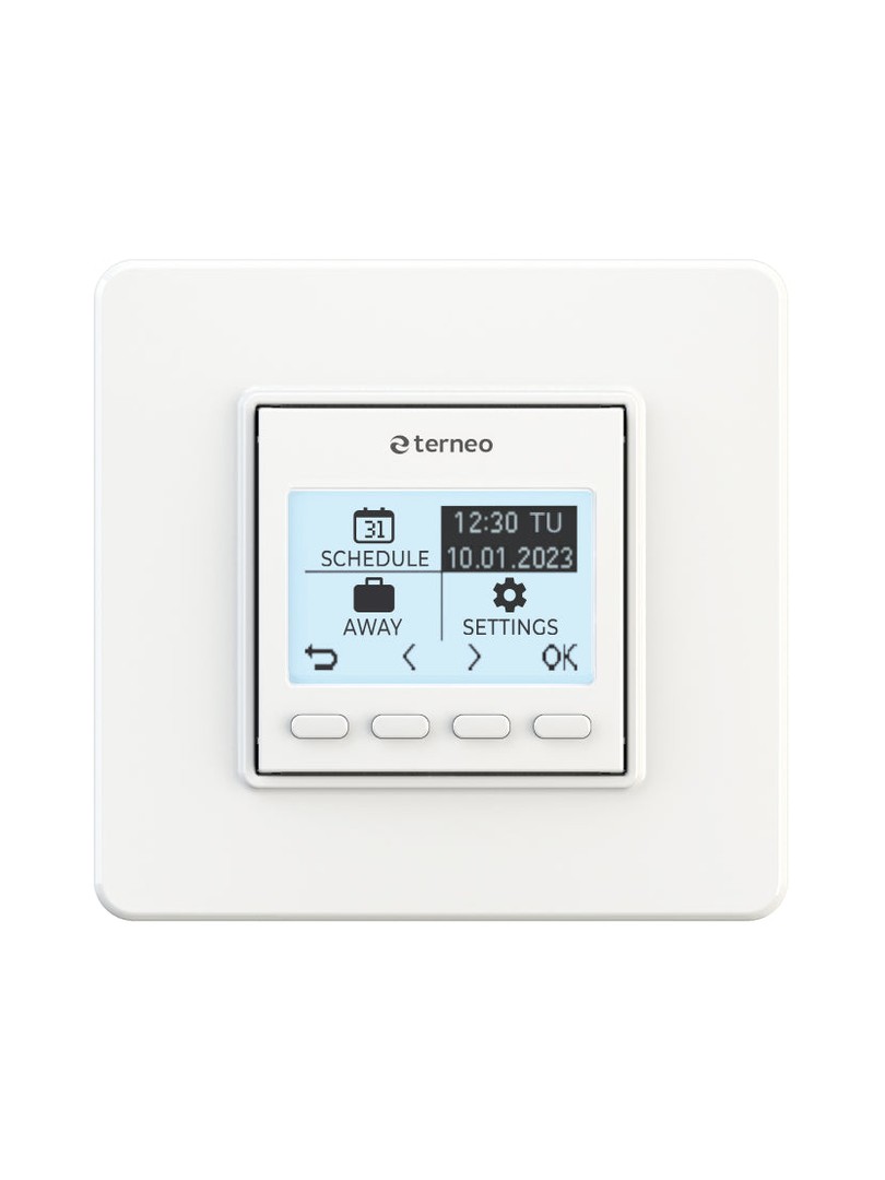 Inteligentny regulator temperatury Terneo pro biały