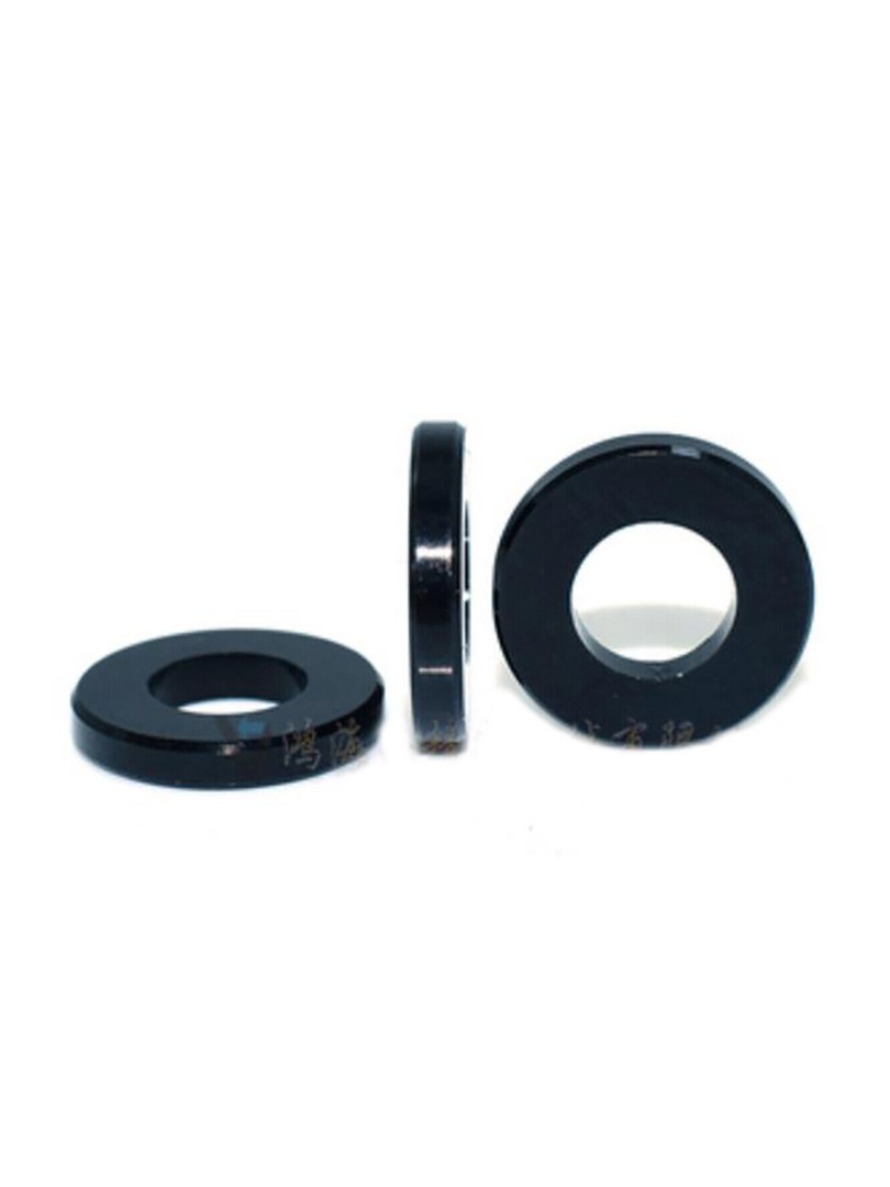 ProRock M3 10pcs Set Black Aluminum Flat Washers 3x6x0.5mm - Anodized Finish