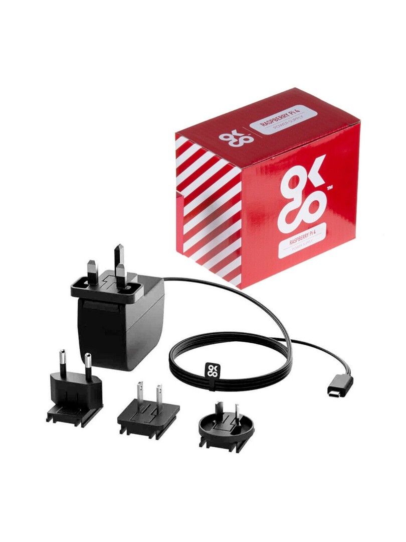 OKdo Raspberry Pi 4 Universal Power Supply 3A USB-C – Black