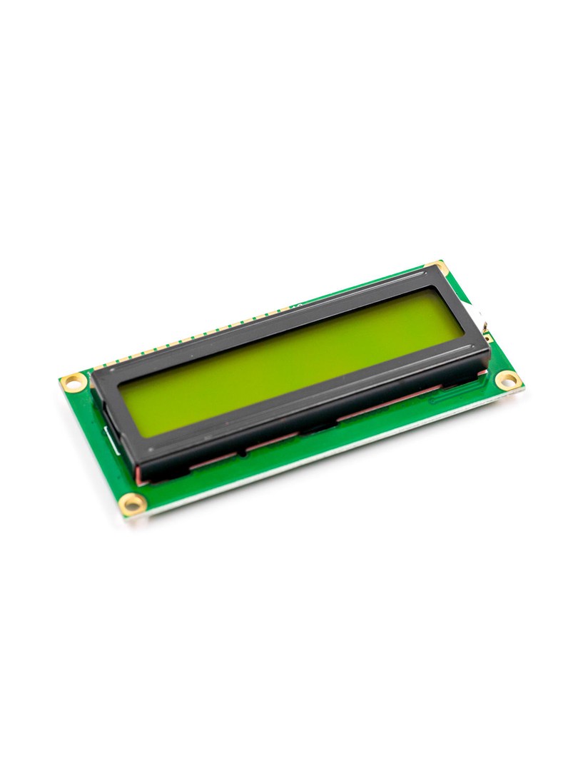 ProRock LCD1602 Yellow-Green Backlight 5V 16x2 HD44780 I2C