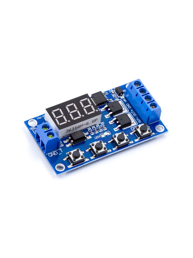 ProRock Timing Delay Switch Double MOSFET Control Board 15A 5-36V DC