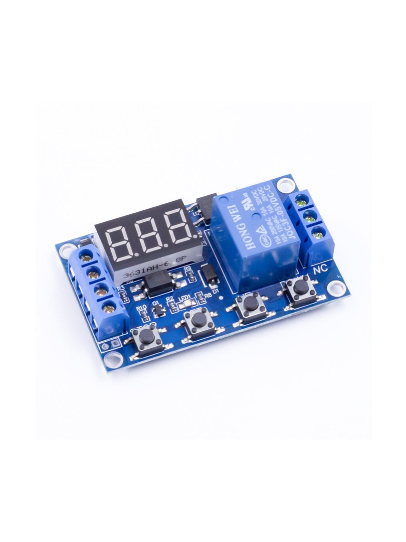 ProRock Relay Moduł 1-Kanałowy Z Opóźnieniem Wylączenia 6-30V DC 5A