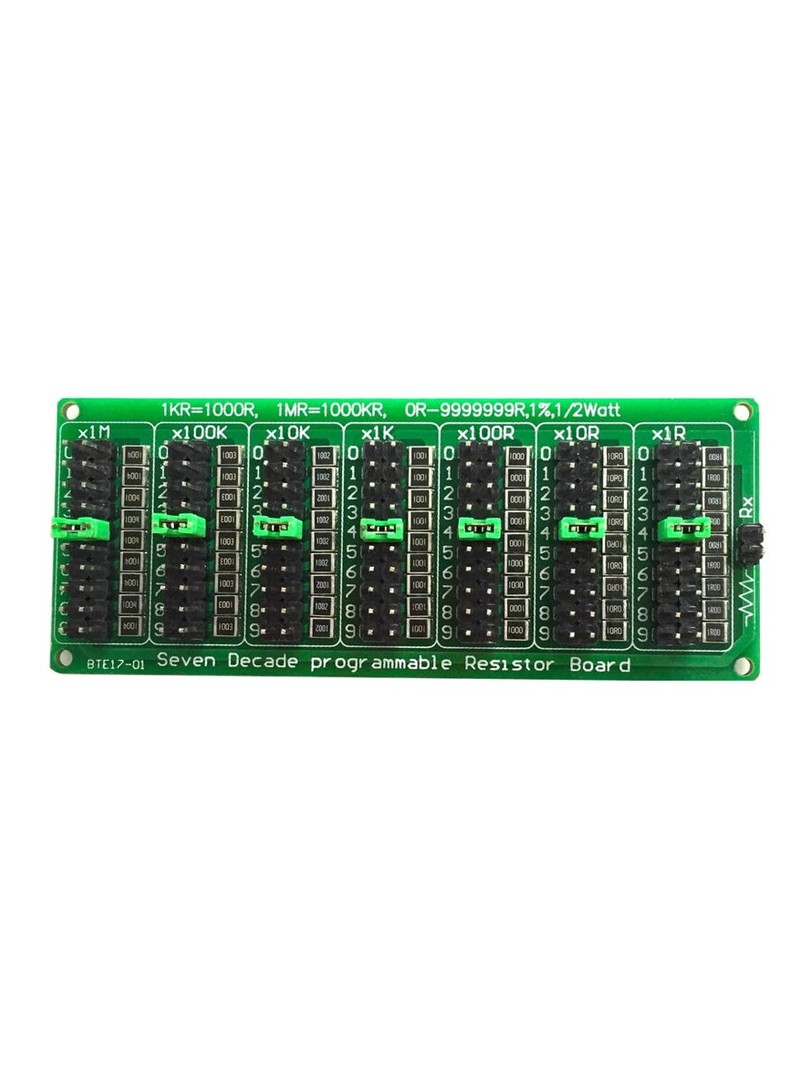 ProRock Resistor Board 7-Decade 1Ω-9,999,999Ω 1Ω Rozdzielczość ±1%