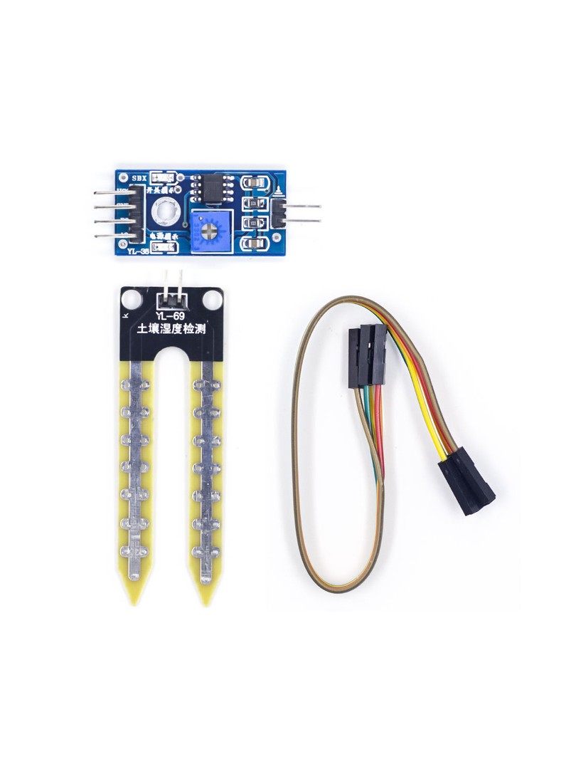 ProRock Soil Moisture Sensor LM393 3.3V-5V Analog & Digital Output 5-Pin
