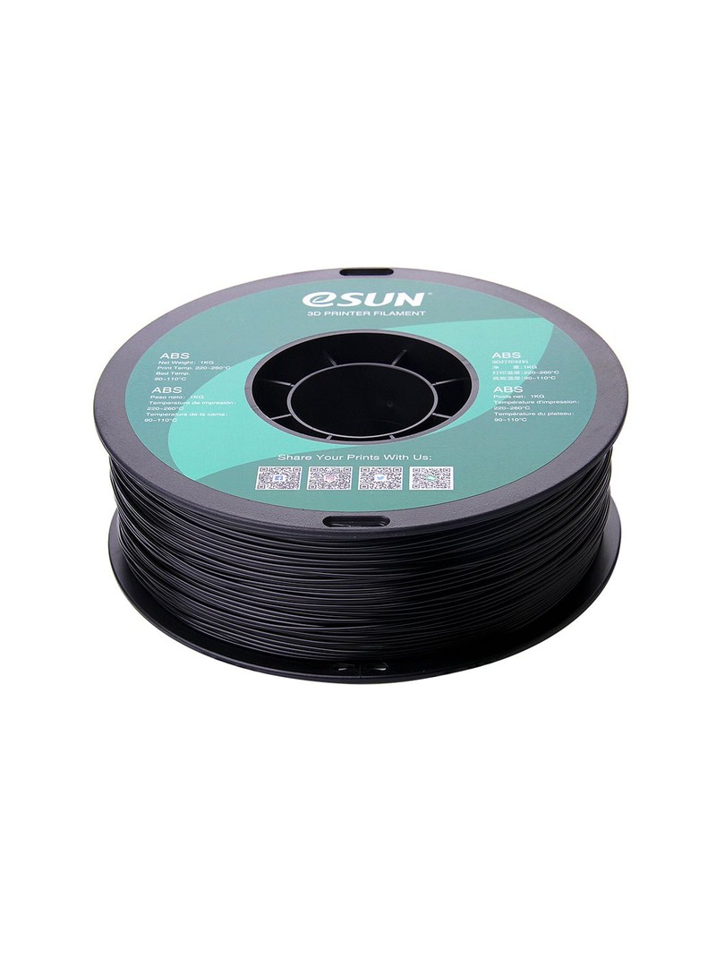 eSUN ABS+ Filament 1,75mm 1000g czarny