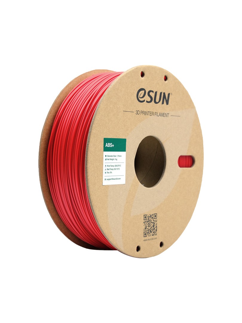 eSUN ABS+ Filament czerwony papierowa szpula 1.75mm 1000g