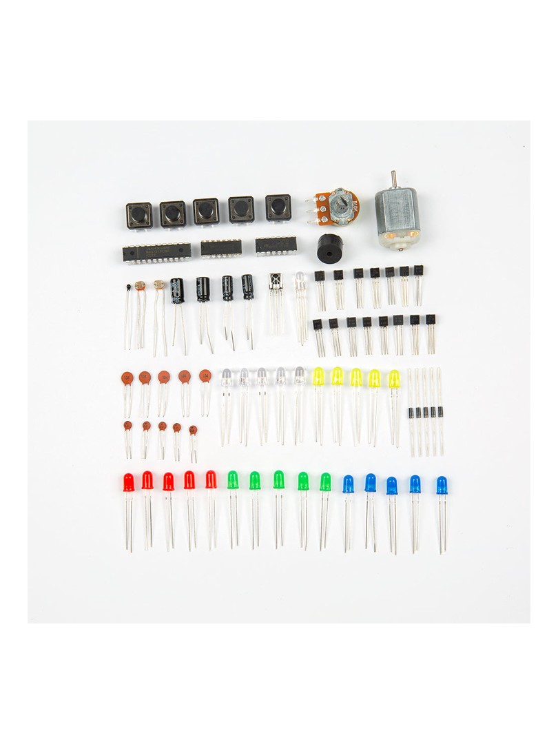 ProRock Starter Kit 171 Komponentów LED, Sensory, IC