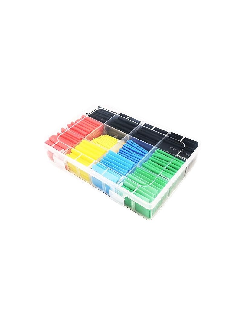 ProRock Heat Shrink Tubing 530PCS 2:1 Shrink Ratio 5 Kolorów