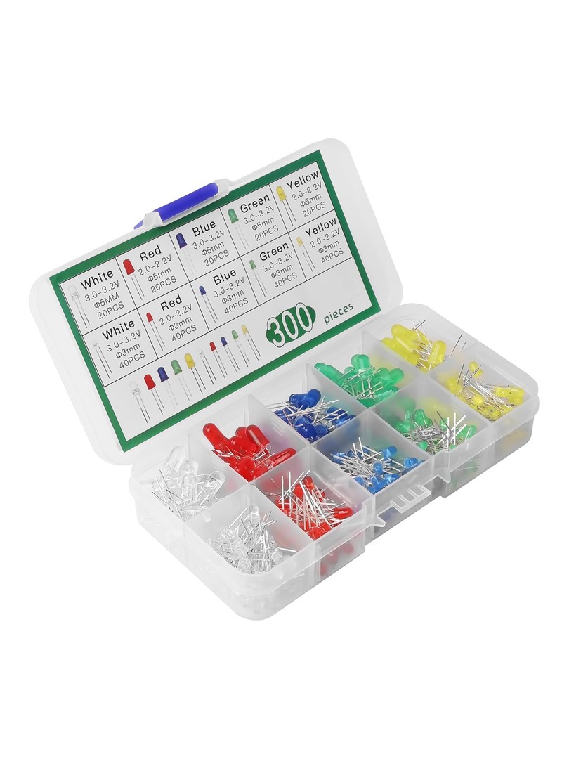 ProRock LED 300 Komponentów 3mm/5mm RGBW