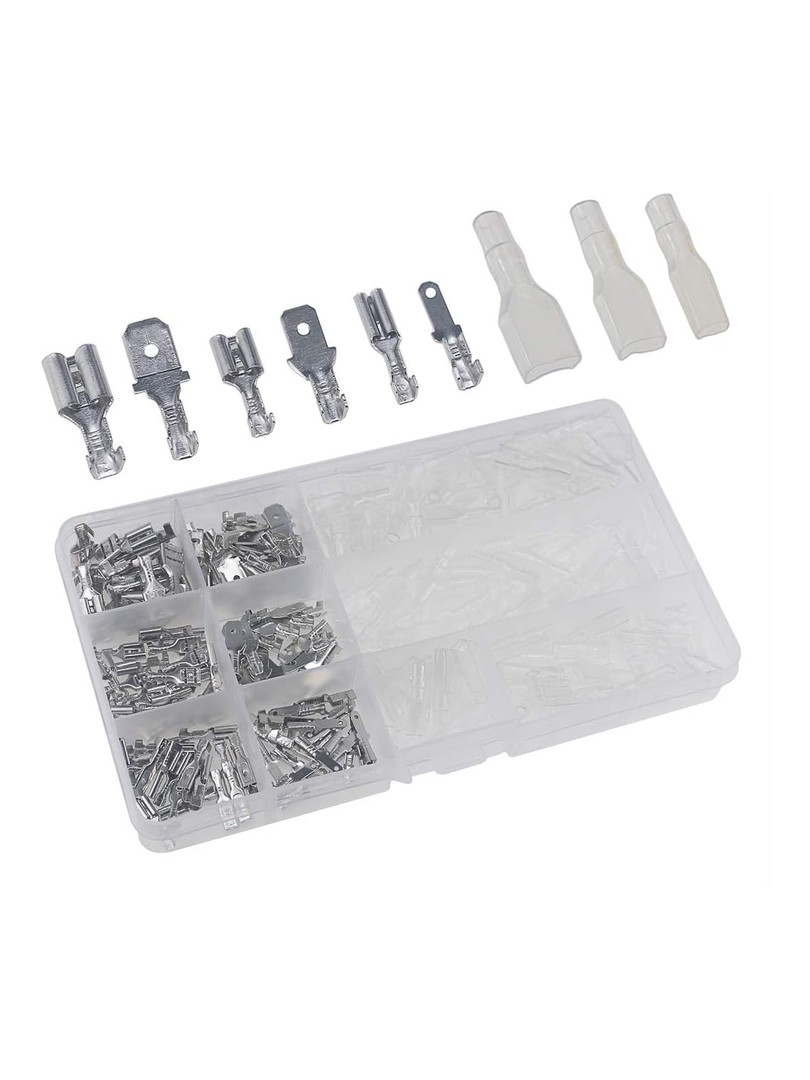 ProRock Spade Terminal Kit 180 Komponentów 2.8mm 4.8mm 6.3mm