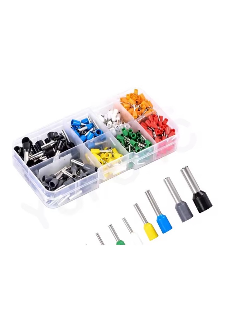 ProRock Tube Crimping Terminal Assorted Kit 400PCS E0506-E6012