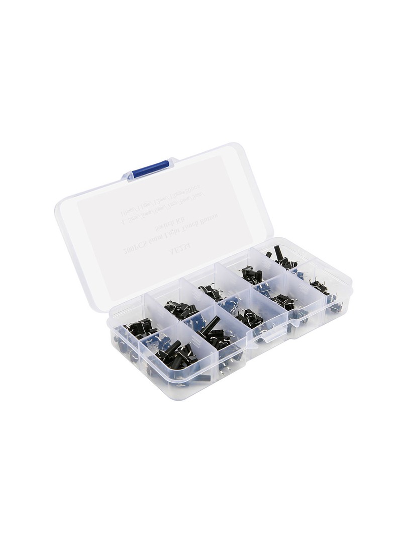 ProRock Tactile Switch 200PCS 6mm Light Touch Assortment