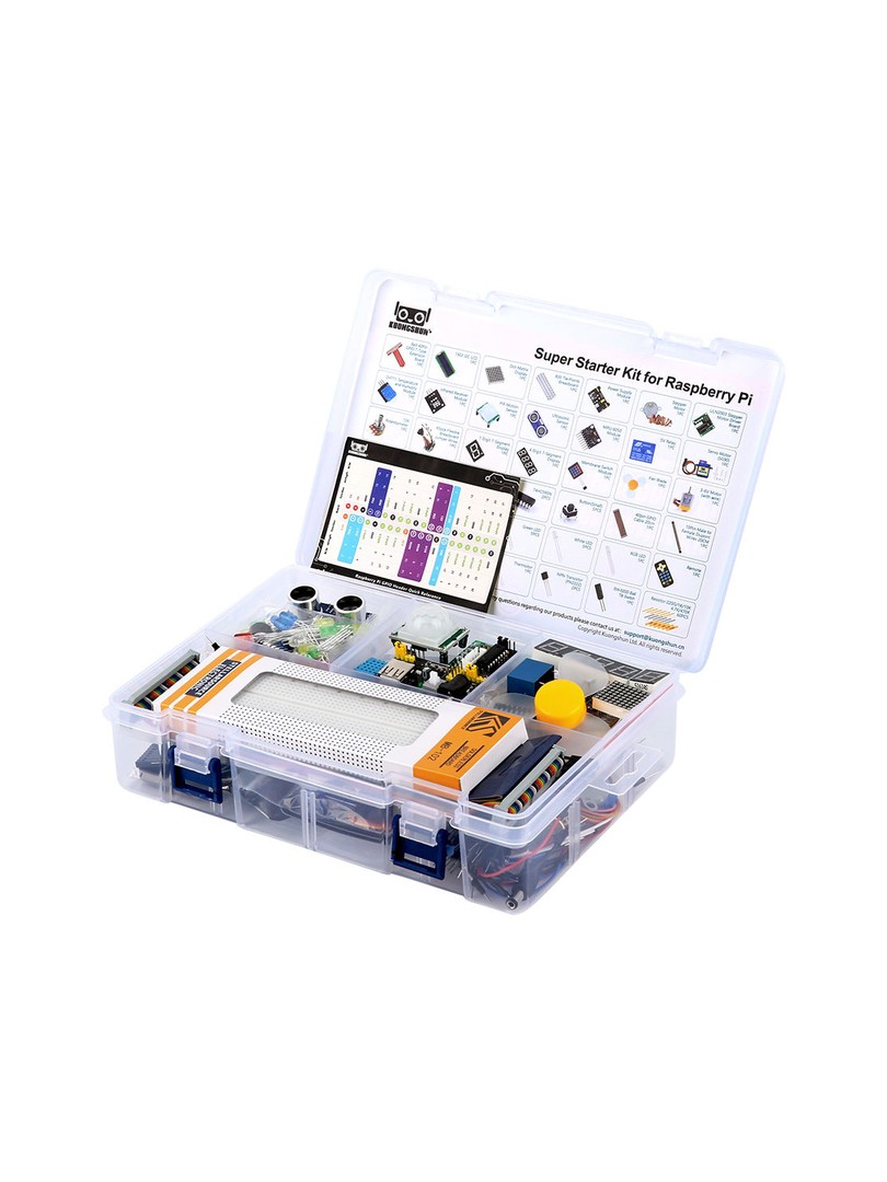 ProRock Raspberry Pi 5/4/3/Zero Starter Kit 171 Komponentów GPIO Sensory