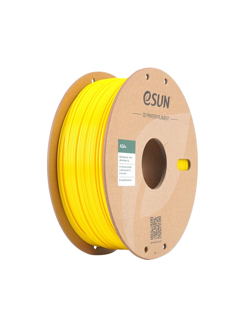 eSUN ASA+ Filament żółty 1.75mm 1000g papierowa szpula