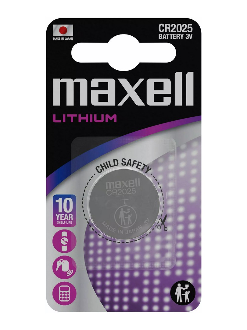 Maxell Bateria litowa CR2025 Blister 1 szt