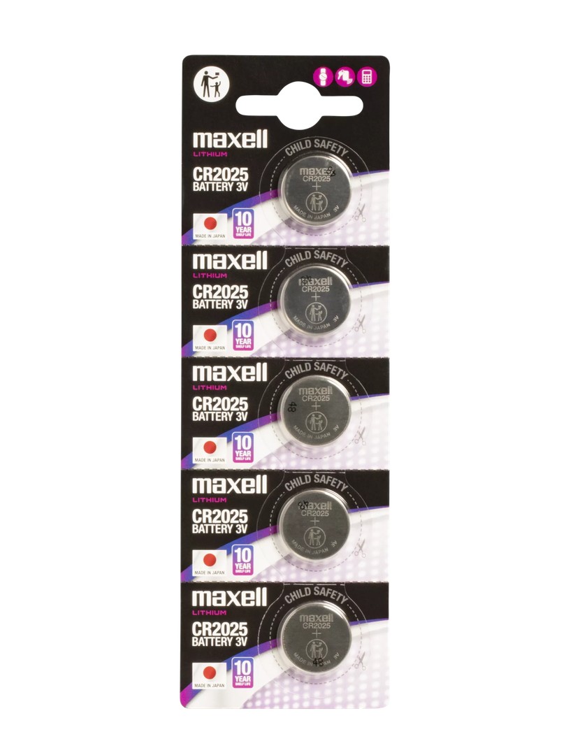 Maxell Bateria litowa CR2025 HOLOGRAM Blister 5 szt