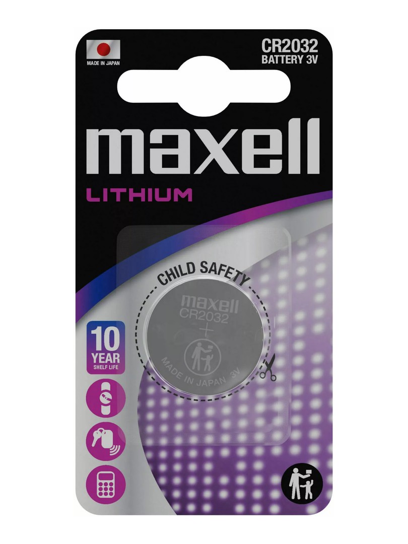 Maxell Bateria litowa CR2032 1 szt blister pastylkowa
