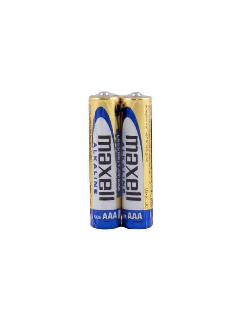 Maxell Baterie alkaliczne LR3 AAA 2 szt opakowanie foliowe