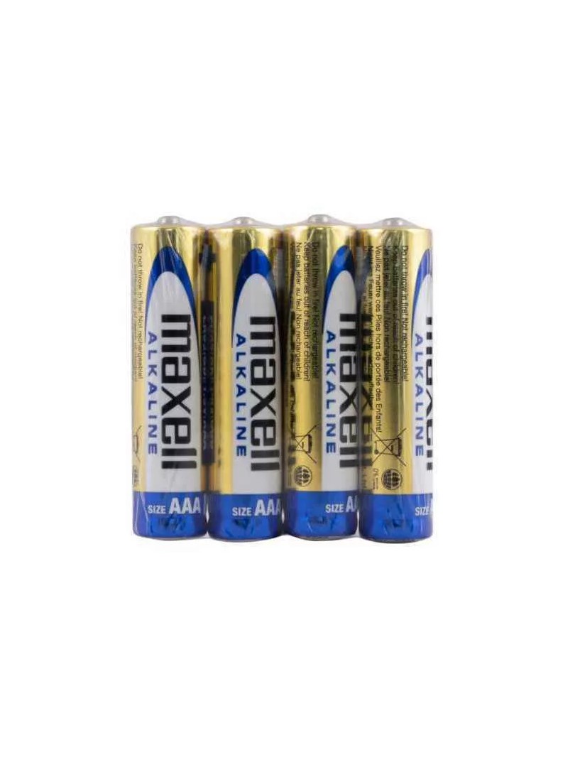 Maxell Baterie alkaliczne LR3 AAA 4 szt opakowanie foliowe