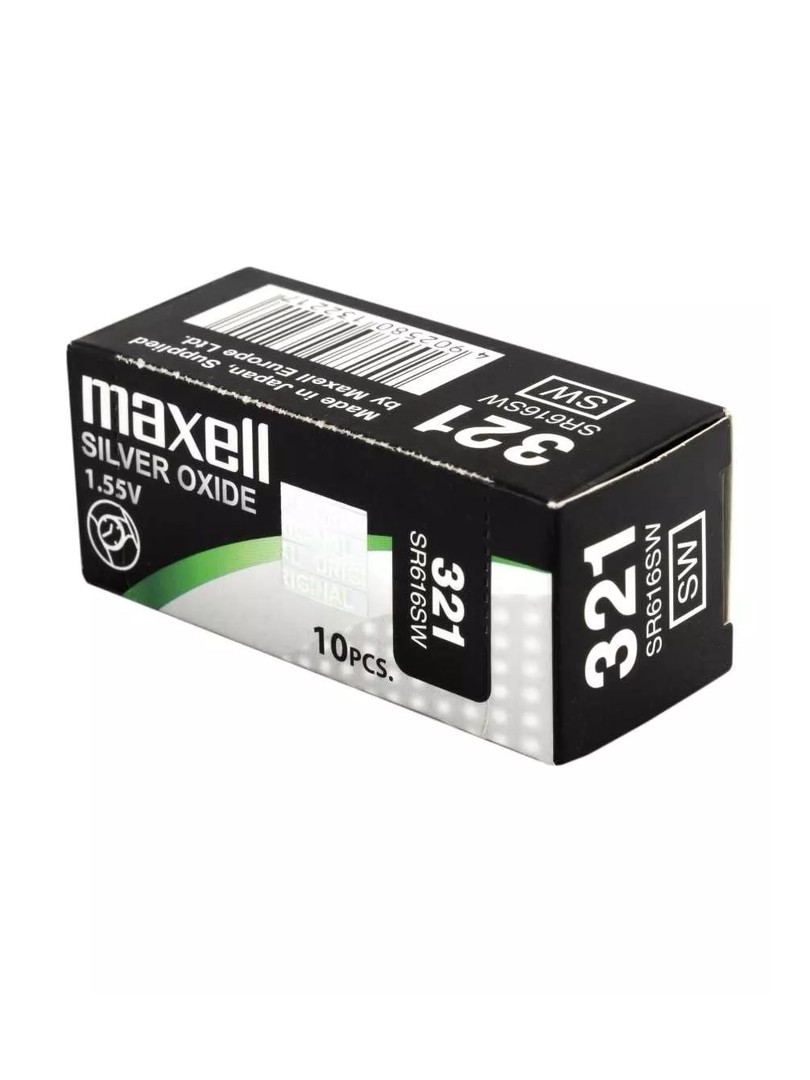 Maxell Baterie guzikowe SR 621 SW/364/ z tlenkiem srebra10 szt