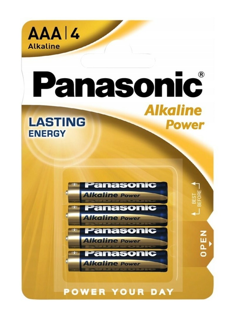 Panasonic Baterie alkaliczne LR3 AAA Bronze Alkaline Blister 4 szt