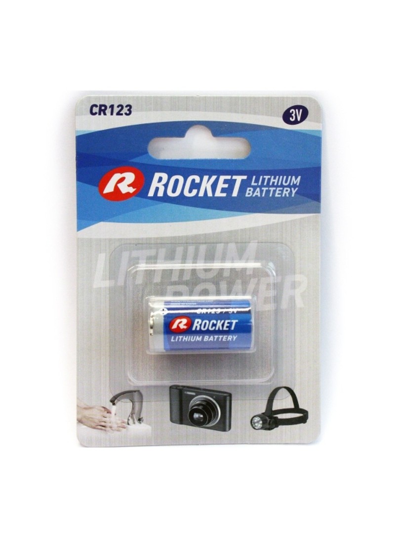 Rocket Bateria litowa CR123 Blister 1 szt