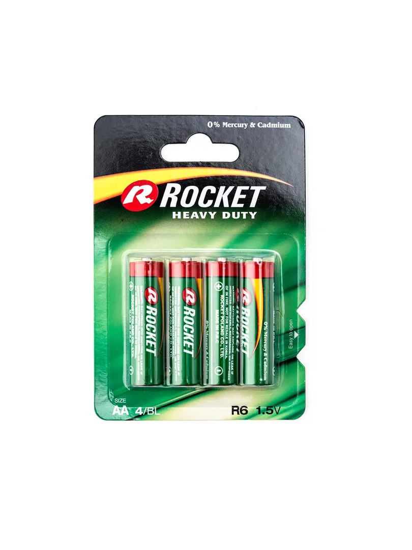 Rocket Baterie cynkowo-węglowe R6 AA Blister 4 szt