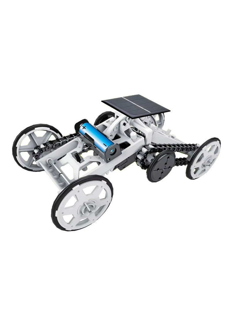Solar-Powered 4WD Climbing Car Model Assembly Kit