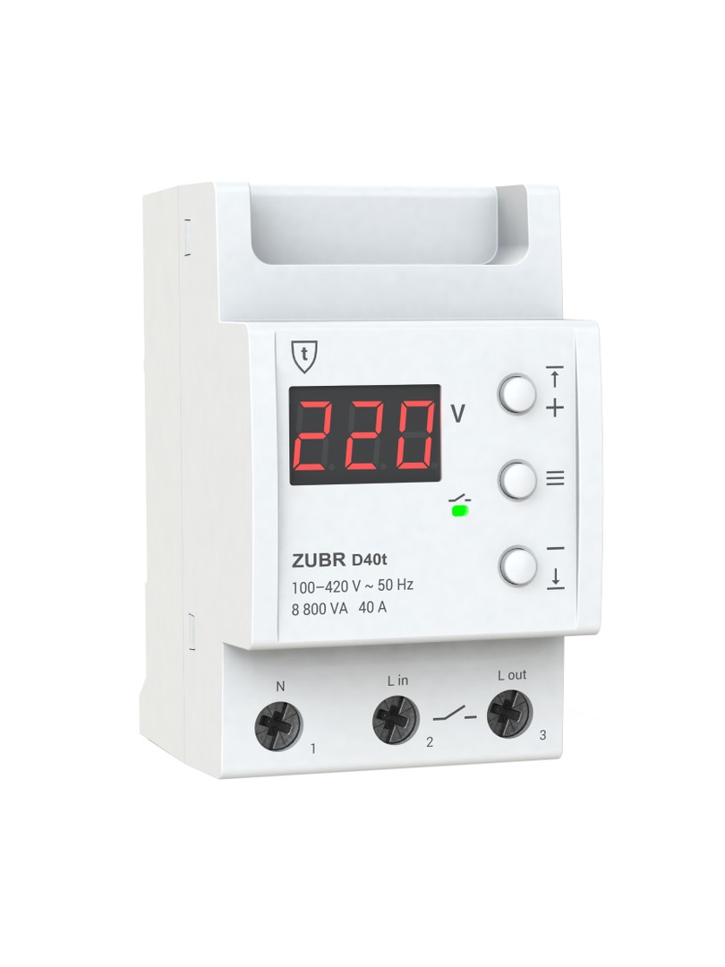 ZUBR D40t jednofazowy przekaźnik napięciowy