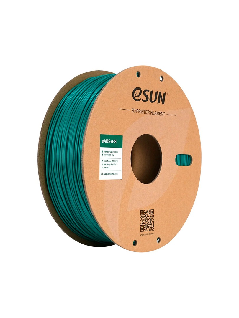 eSUN ABS+HS Filament zielony 1.75mm 1000g papierowa szpula