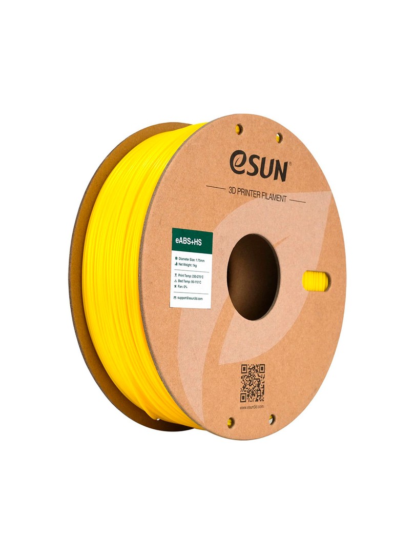 eSUN ABS+HS Filament żółty 1.75mm 1000g papierowa szpula
