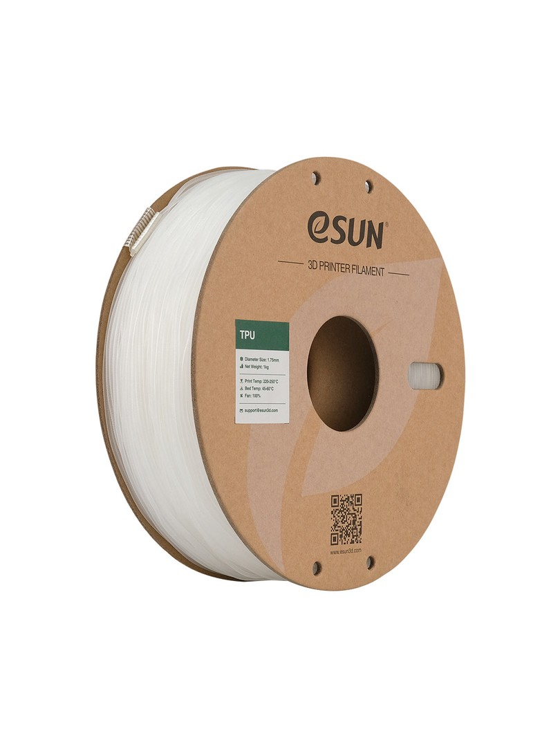 eSUN Flex (TPU-87A) Filament Naturalny 1.75mm 1000g papierowa szpula