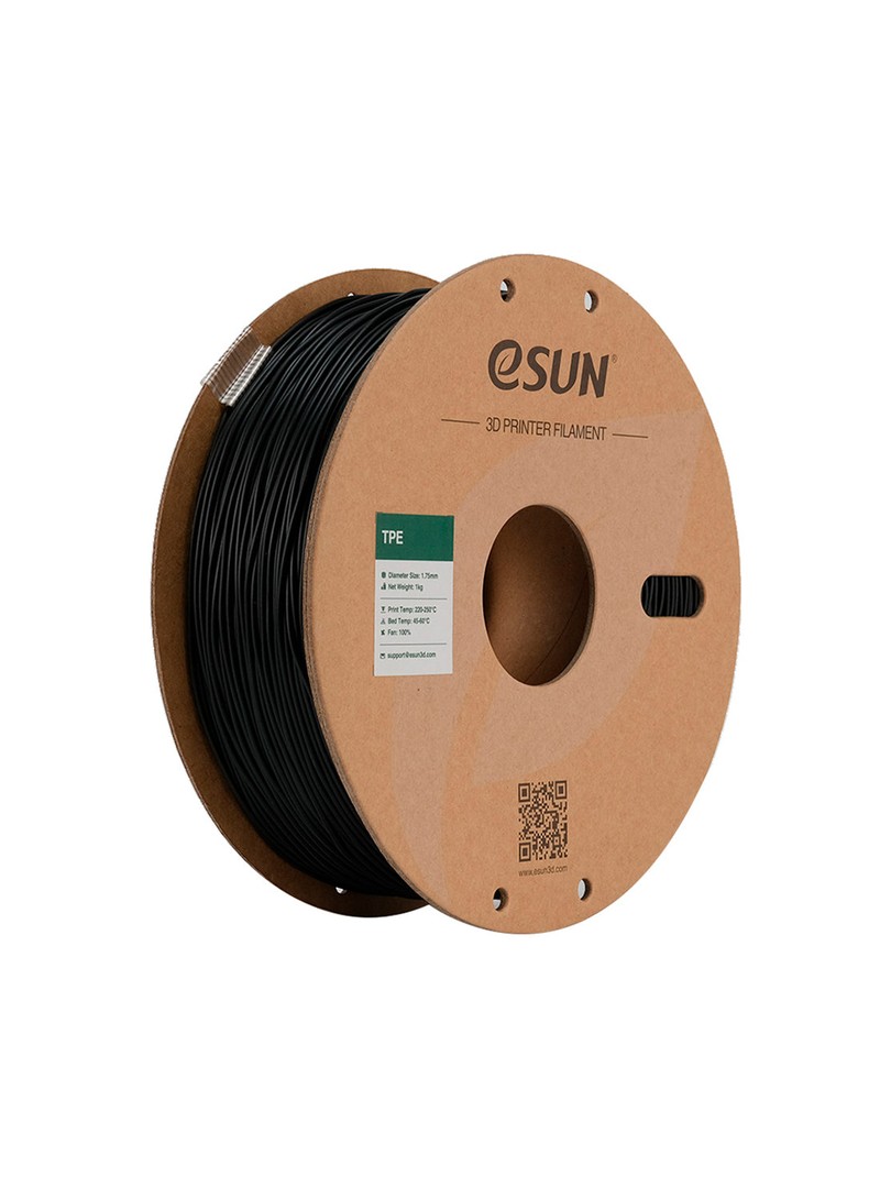 eSUN Lastic TPE 83A Filament czarny 1.75mm 1000g papierowa szpula