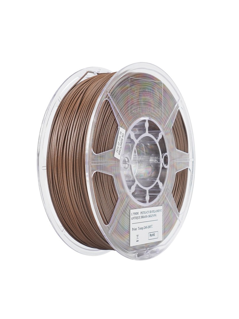 eSUN PETG-CF Filament Antique Brass mosiądz 1.75mm 1000g