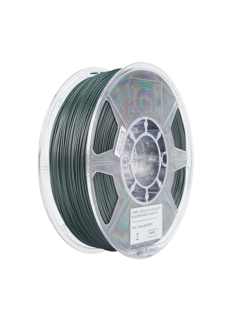 eSUN PETG-CF Filament ciemnozielony 1.75mm 1000g