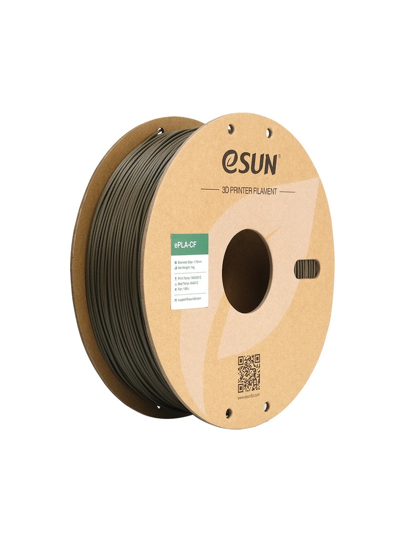 eSUN PLA-CF Filament brązowy 1.75mm 1000g papierowa szpula