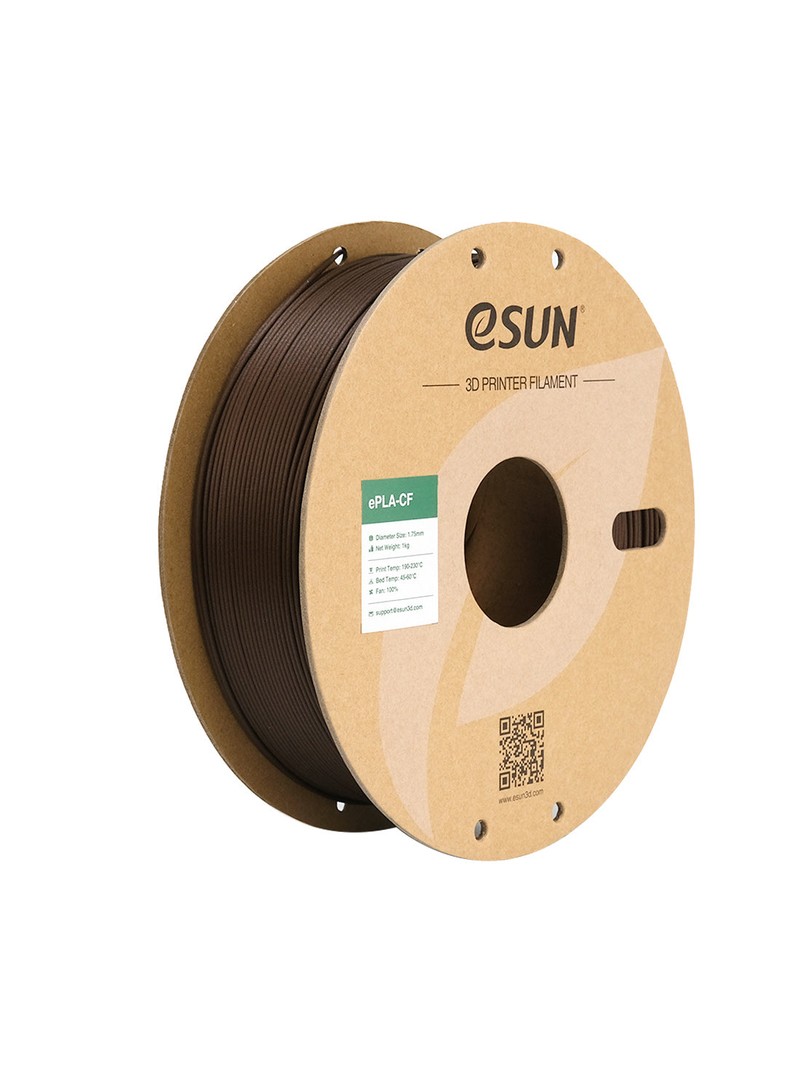 eSUN PLA-CF Filament czerwony 1.75mm 1000g papierowa szpula