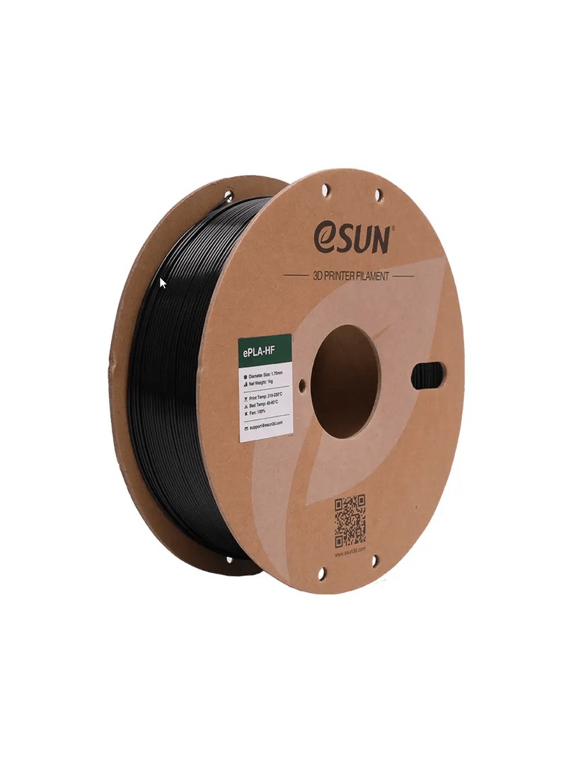 eSUN PLA-HF Filament 1.75mm 1000g Black Czarny