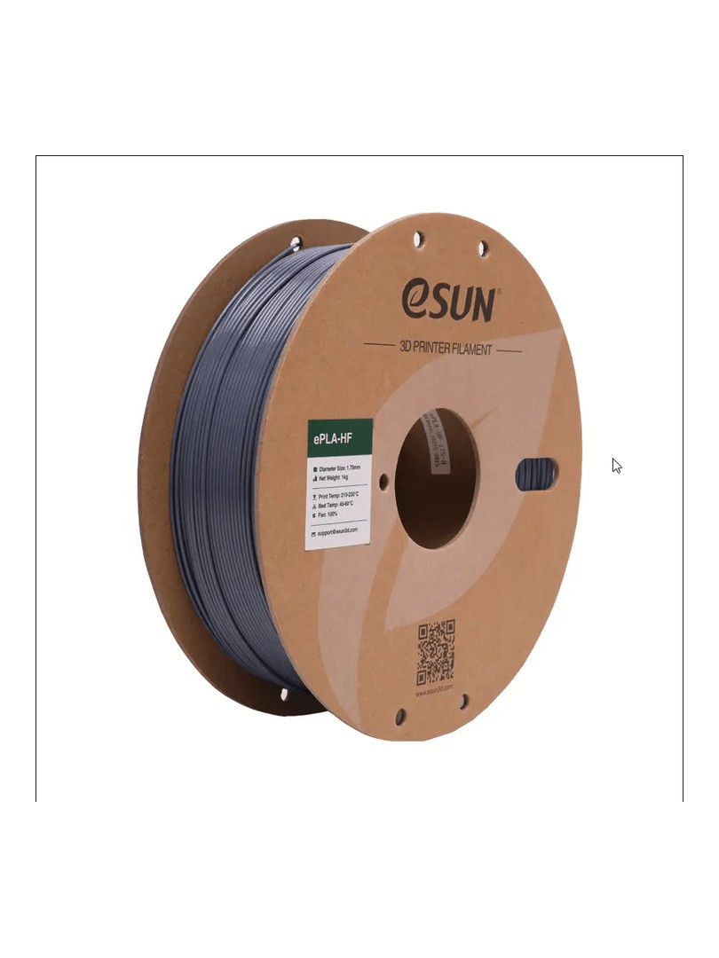 eSUN PLA-HF Filament 1.75mm 1000g Grey Szary