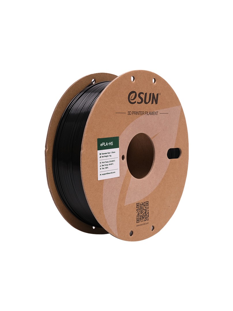 eSUN PLA-HS Filament 1.75mm 1000g Black Czarny