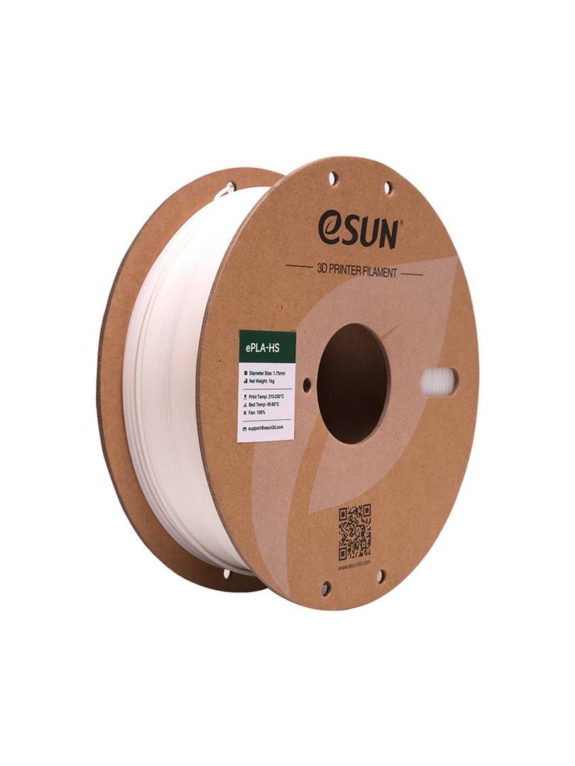 eSUN PLA-HS Filament biały papierowa szpula 1.75mm 1000g
