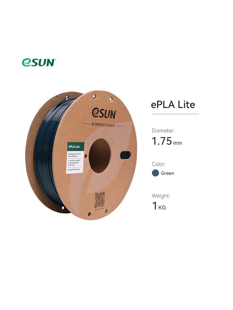 eSUN PLA Lite Filament zielony 1.75mm 1000g