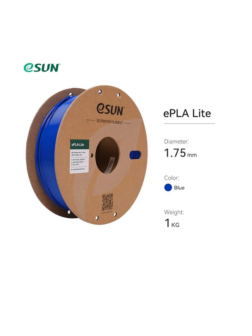 eSUN PLA-Lite Filament 1.75mm 1000g Blue Niebieski