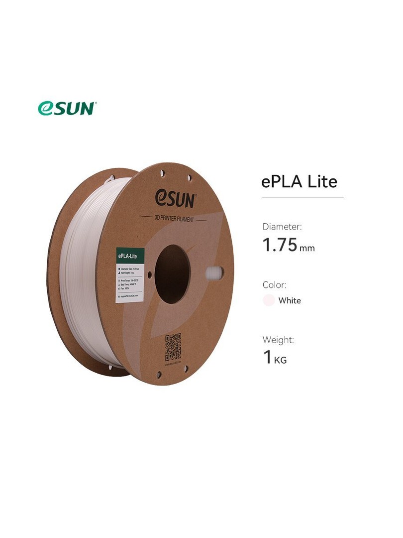 eSUN PLA Lite Filament biały 1.75mm 1000g
