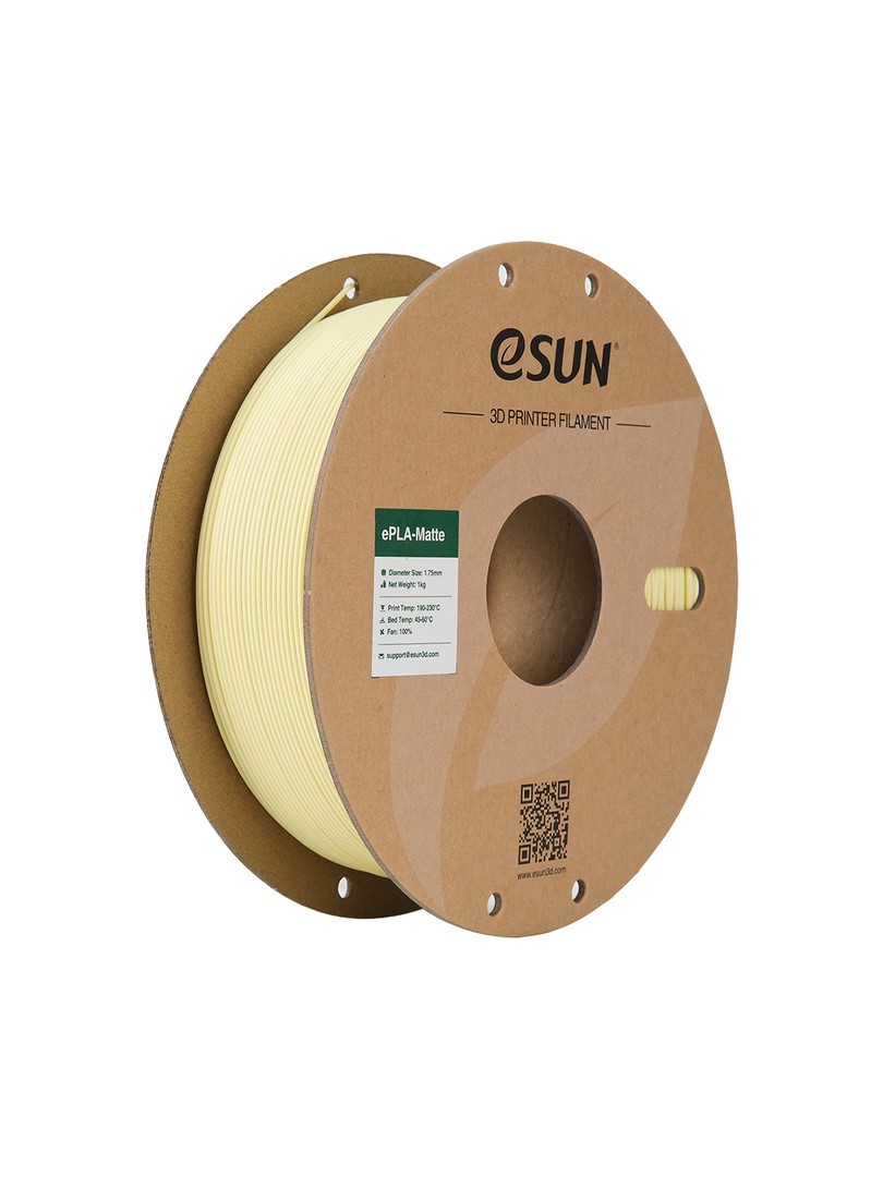 eSUN PLA-Matte Filament 1,75mm 1000g migdałowo-żółty