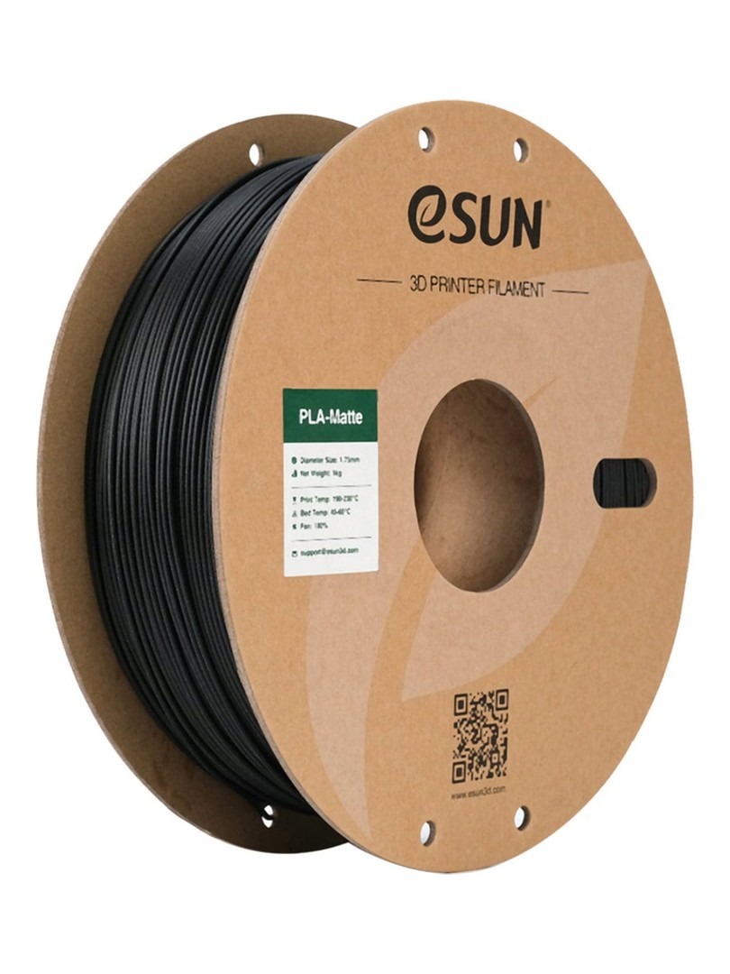 eSUN PLA-Matte Filament, 1.75mm, 1000g, Black