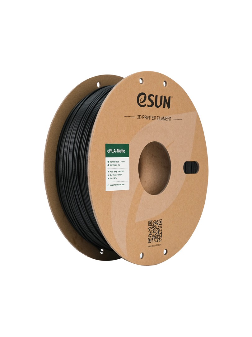 eSUN PLA-Matte Filament 1,75mm 1000g głęboki czarny