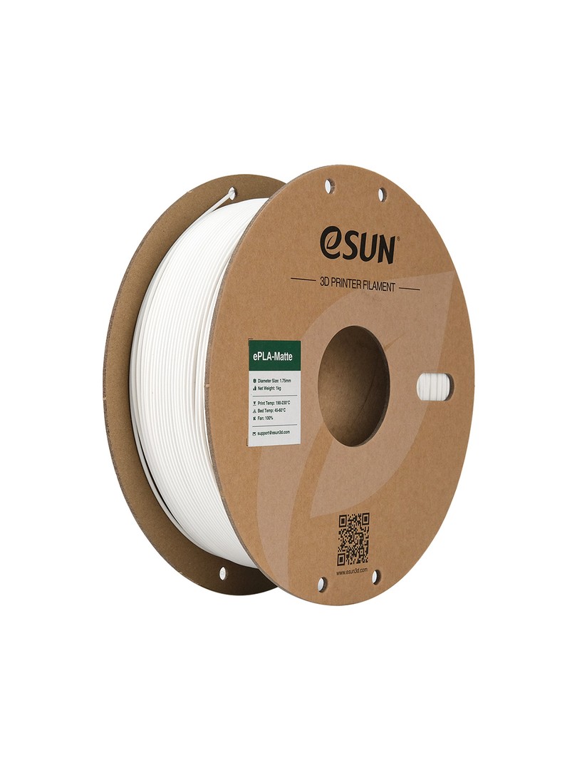 eSUN PLA-Matte Filament 1,75mm 1000g mlecznobiały