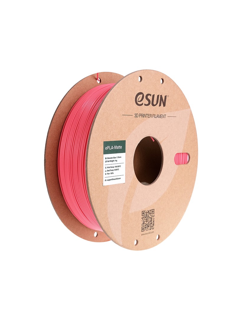 eSUN PLA-Matte Filament 1,75mm 1000g truskawkowy czerwony