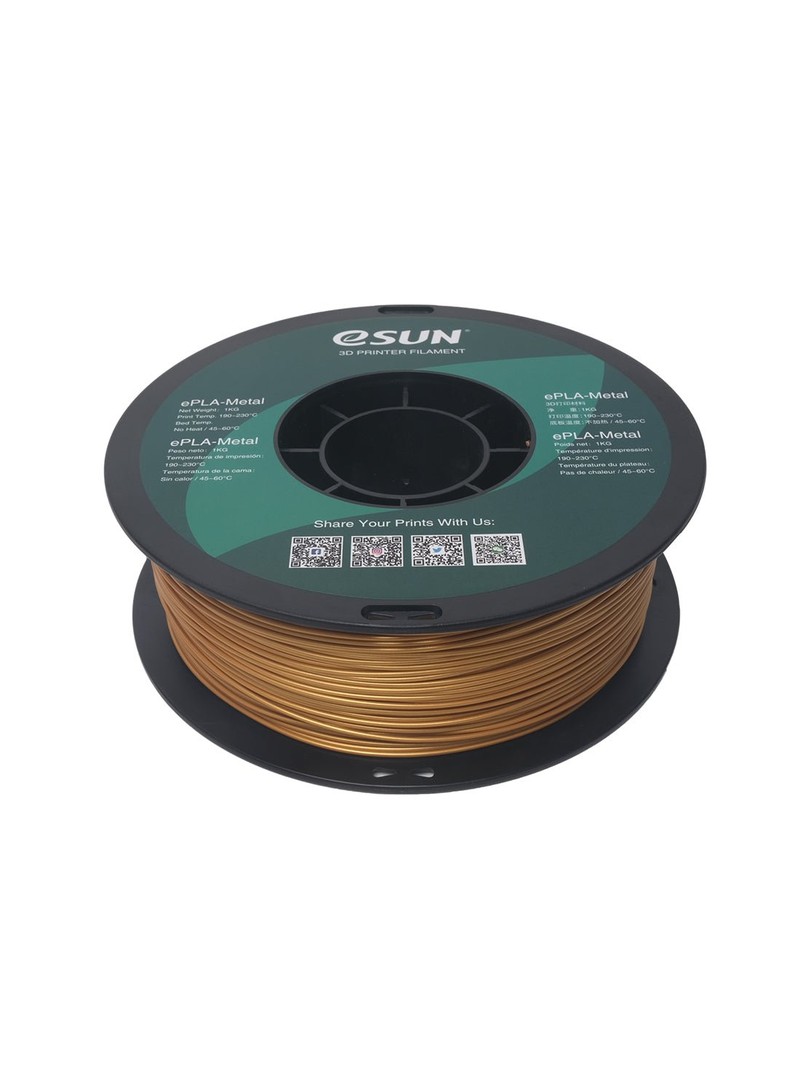 eSUN PLA-Metal Filament 1,75mm 1000g złoty